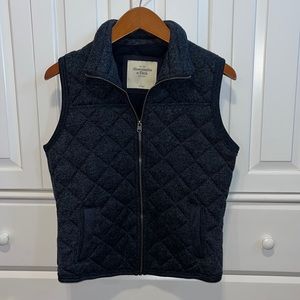 Navy Blue Abercrombie Vest